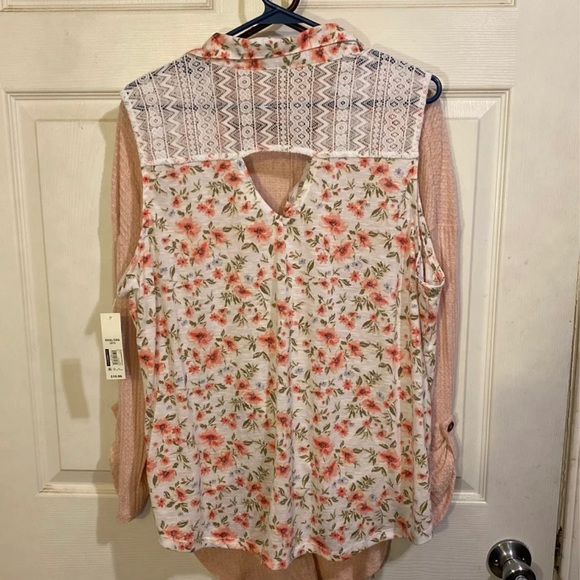 SOLD 2 NWT No Boundaries Tie-Front Tops Size XXL/XXXL - Picture 4 of 9